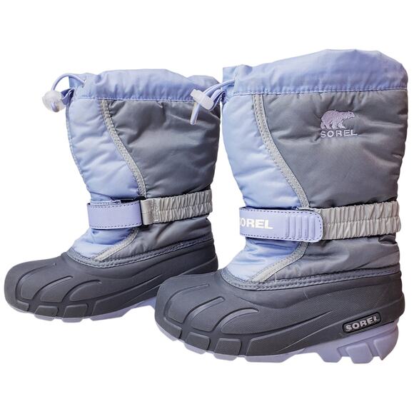 SOREL Girl's Insulated Snow Boots w/ Liners Size US13 - Picture 1 of 16